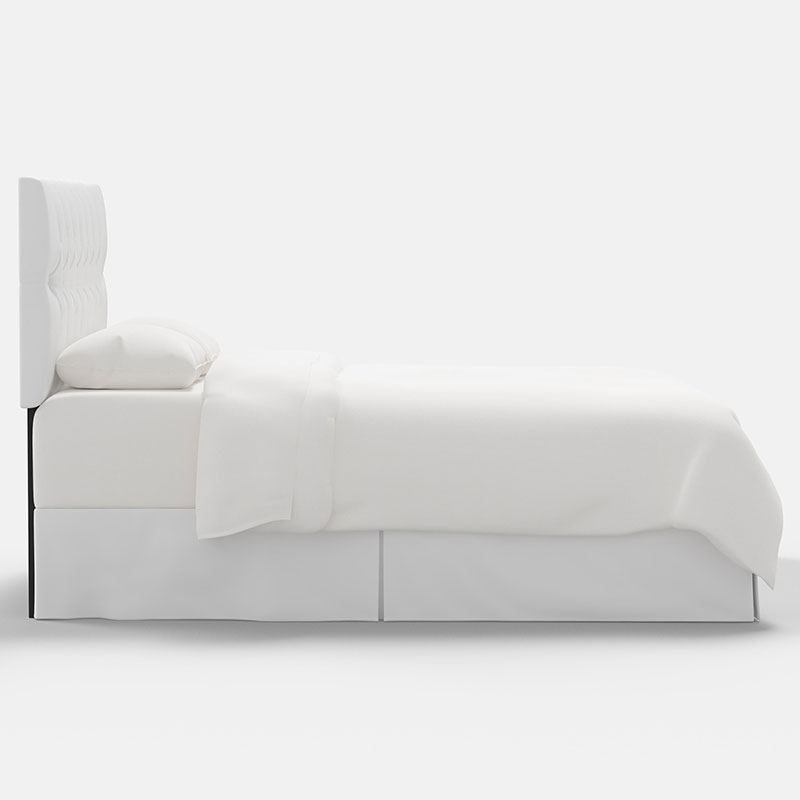 Park Tufted Velvet Headboard - White, Twin