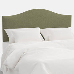 Saddle Textured Linen Headboard - Laurel, King