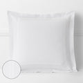 Hewett Luxe Smooth Egyptian Cotton Sateen Sham - White, Euro