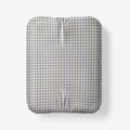 Classic Stripes and Plaids Cool Yarn-Dyed Cotton Percale Fitted Bed Sheet - Mini Check Multi, King