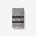 Mirage Aegean Cotton Reversible Stripe Hand Towel - Slate Gray