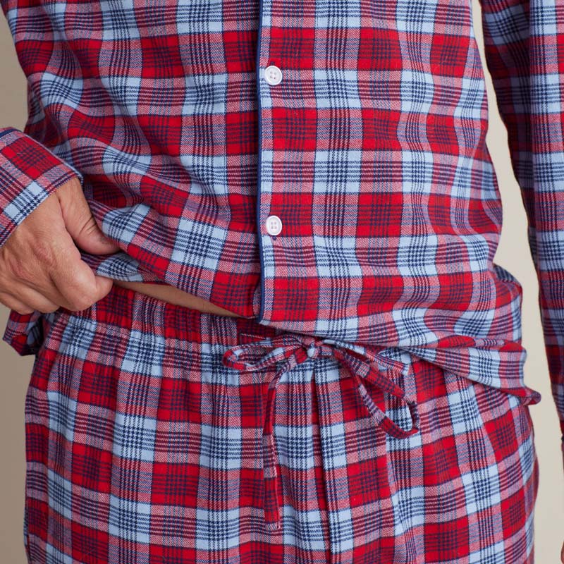 Family Flannel Men's Button-Down Pajama Set - Nantucket, S