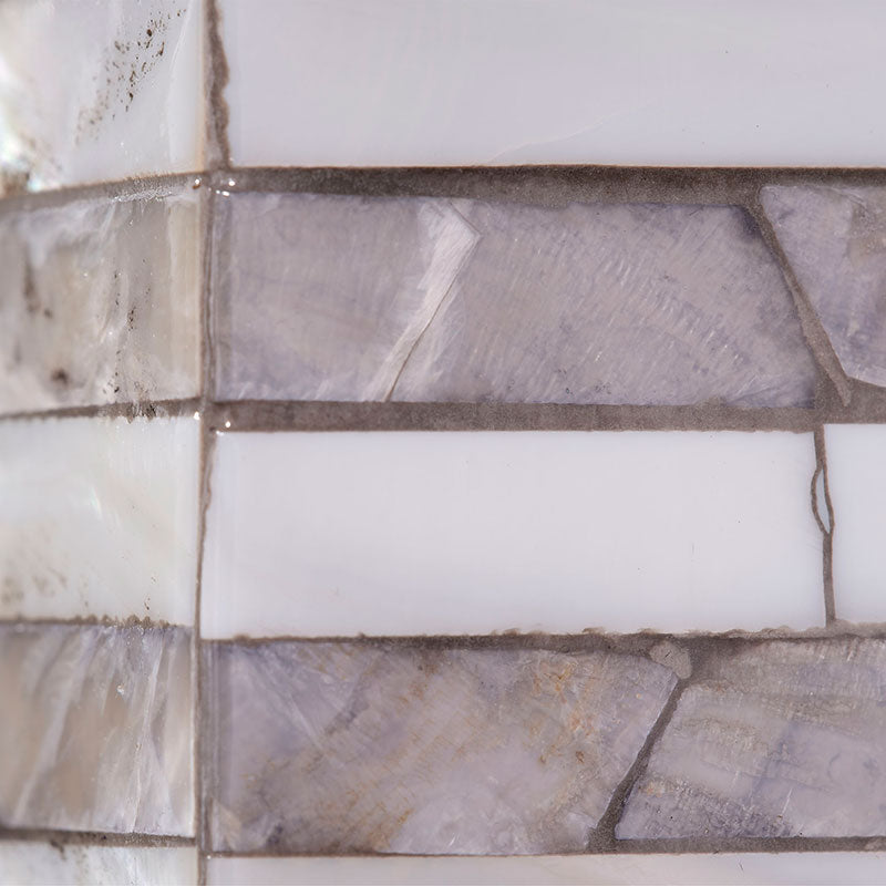Mother-of-pearl Mosaic Rectangle Mirror 