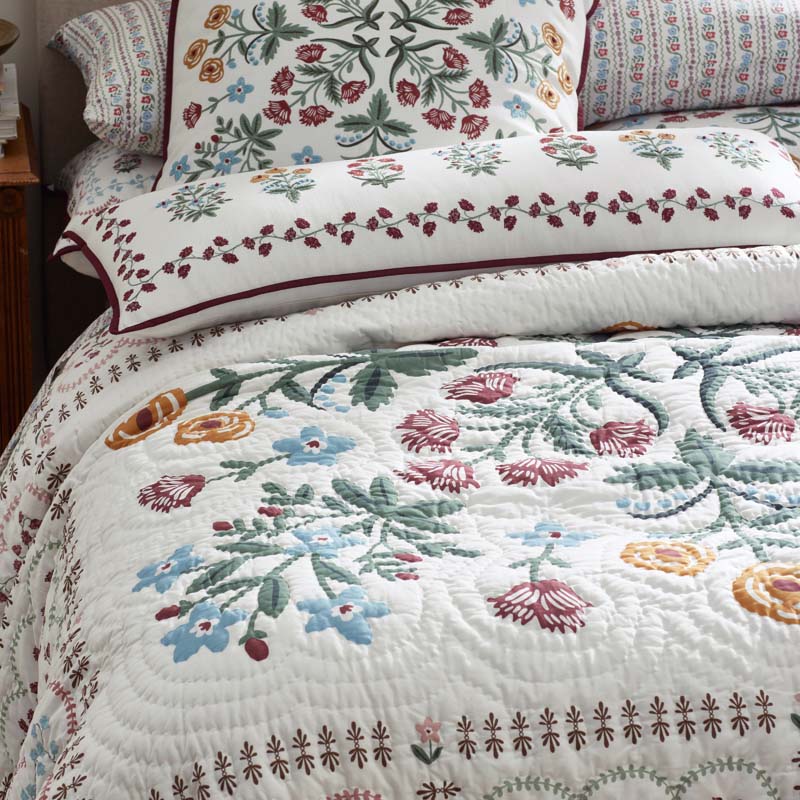 Lottie Quilted Sham - Ivory, Standard