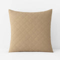 Waffle Quilted Sham - Wheat, Euro