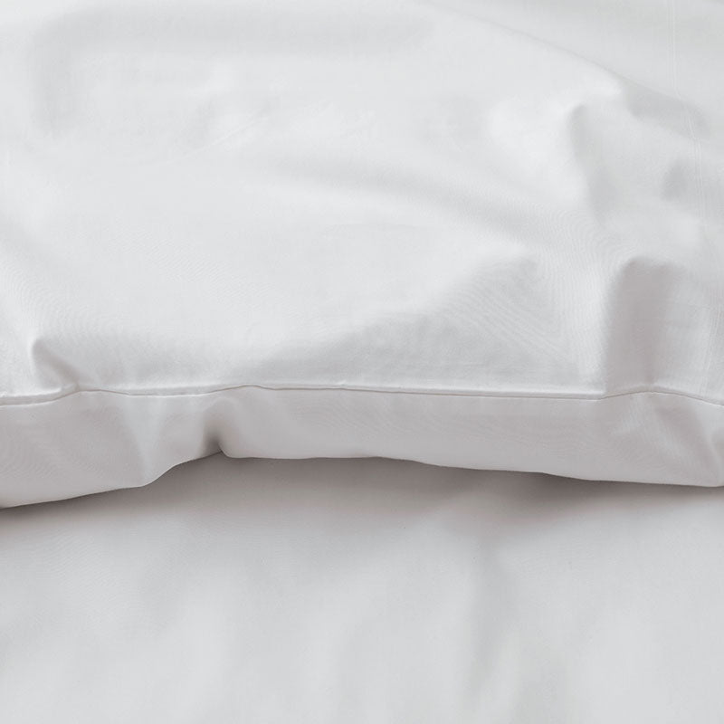 Embroidered Scallop Classic Cool Cotton Percale Sham - Yellow, Standard
