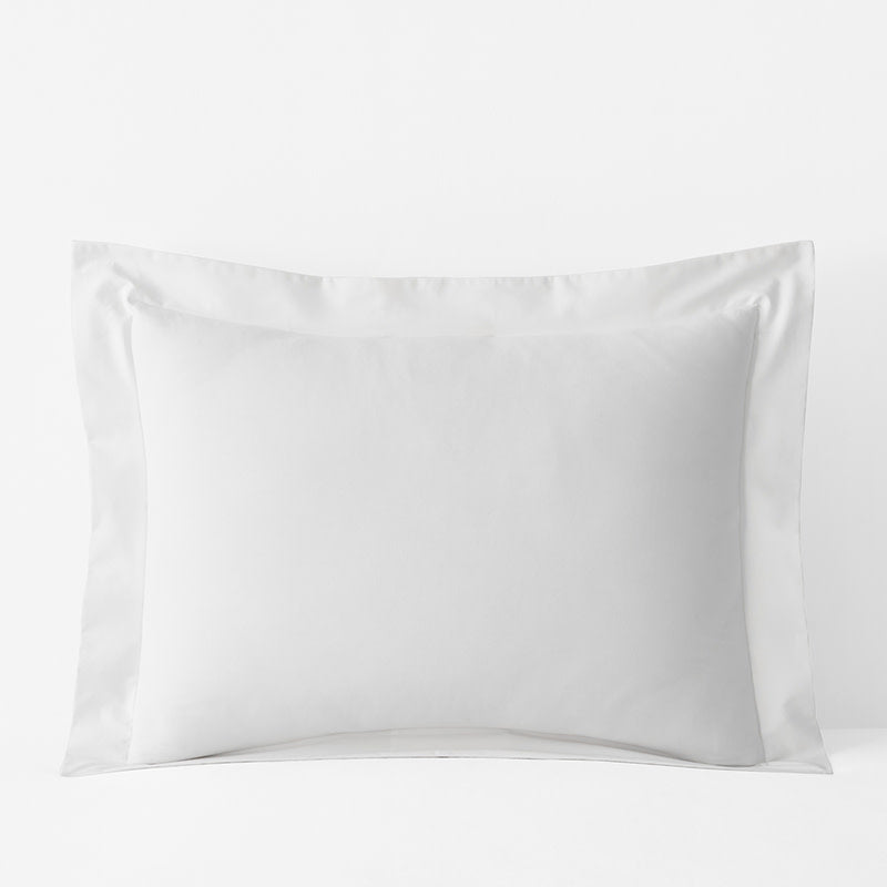 Brushed Cotton Sham - White, King