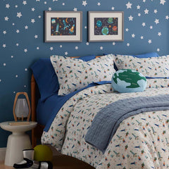Planets & Rockets Wall Art - Navy
