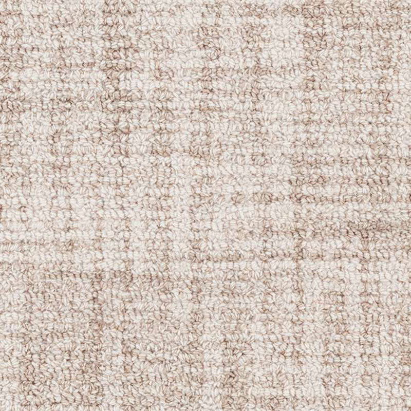 Crosshatch Hand Hooked Wool Rug -  Ivory, 8' Runner