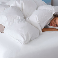 Luxurious Imperial German Batiste Down Comforter - White, Full/Queen
