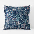 Julienne Classic Cool Cotton Percale Reversible Sham - Mini Floral Navy, Euro