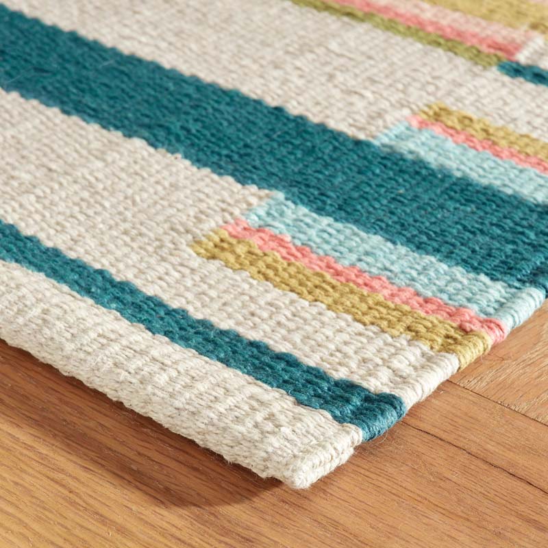 Everly Handwoven Cotton Rug - Multi, 2' x 3'