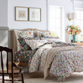 Strawberry Fields Classic Cool Cotton Percale Comforter - White Multi, Twin/Twin XL
