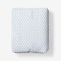 Feliciana Geo Garment Washed Cotton Percale Fitted Bed Sheet - Blue Multi, King