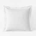 Premium Cool Organic Cotton Percale Sham - White, Euro