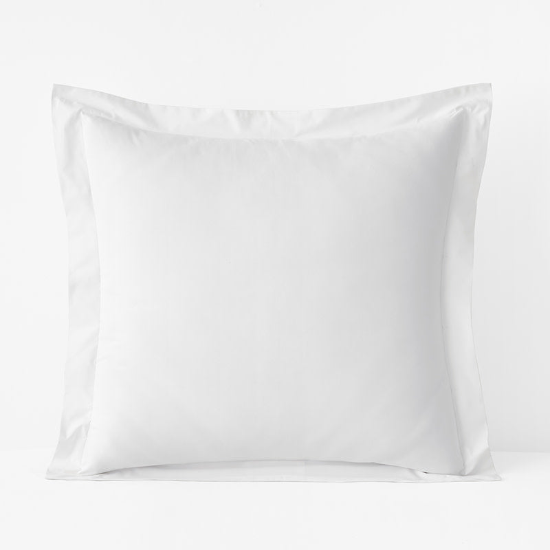 Premium Cool Organic Cotton Percale Sham - White, Standard