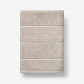 Textured Stripe Bath Sheet - Alabaster
