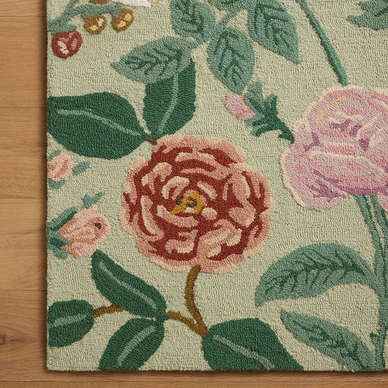 Highgrove Wool Rug - Mint, 7' 9" x 9' 9"