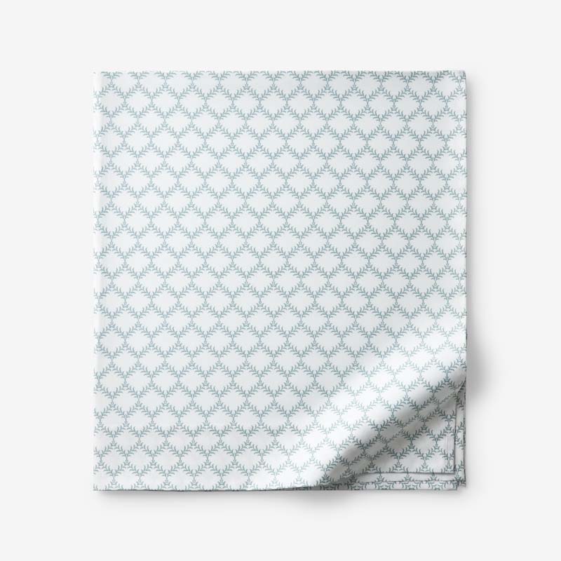 Willowridge Premium Smooth Sateen Flat Bed Sheet - Green, Twin/Twin XL