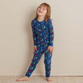 Family Printed Peruvian Cotton Kid's Pajama Set - Holiday Trees, 12