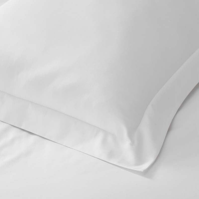 Luxe Smooth Egyptian Cotton Sateen Fitted Bed Sheet - White, King