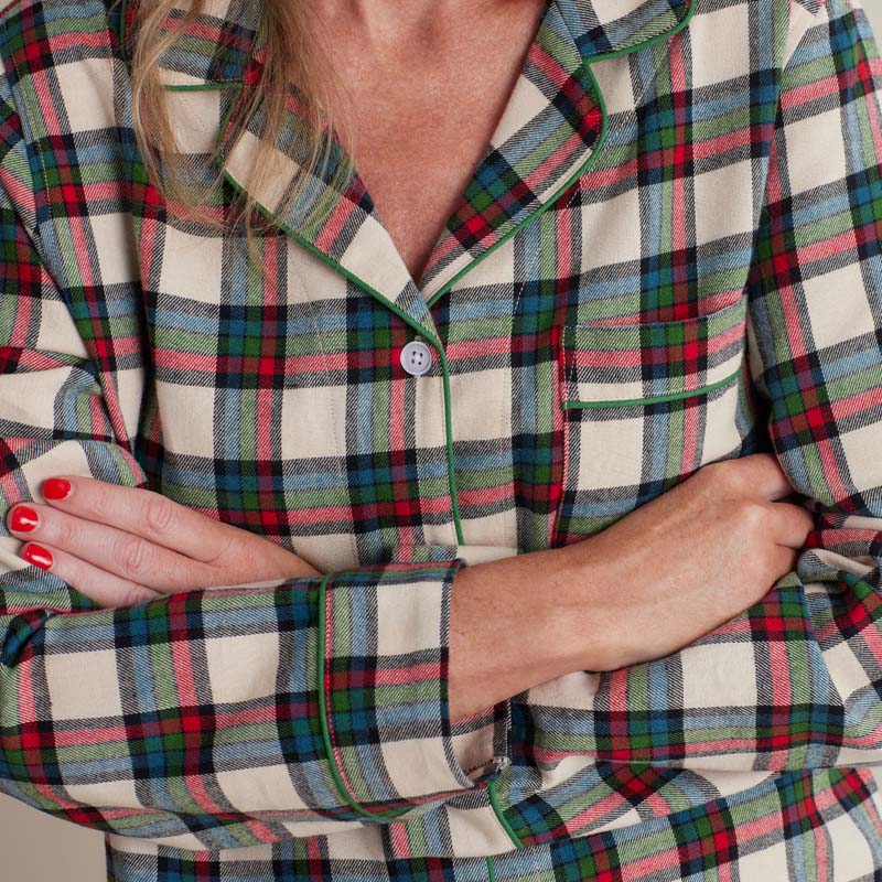 Family Flannel Women's Button-Down Pajama Set - Idyllwild, XXL
