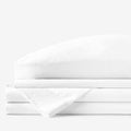 Classic Smooth Wrinkle-Free Sateen Bed Sheet Set - White, King
