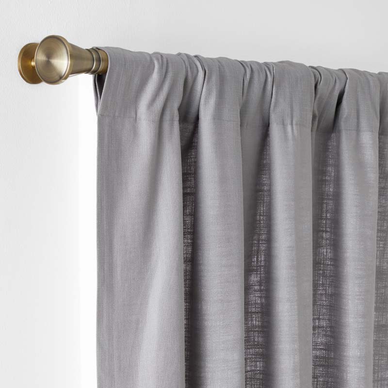 Texture Blackout Window Curtain - Silver, 108 in.