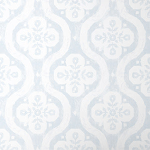 Chateau Removable Wallpaper - Sky Blue, Swatch