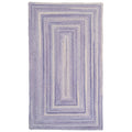 Bambini Braided Chenille Rug - Periwinkle, 5' x 8'