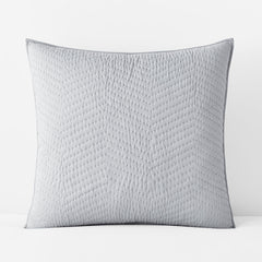 Voile Sham - Gray, Euro