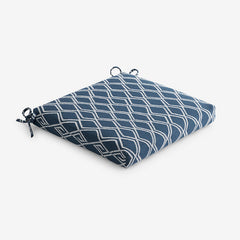 Replacement Knife Edge Chair Cushion - Voyage Indigo, 20 in. x 20 in.