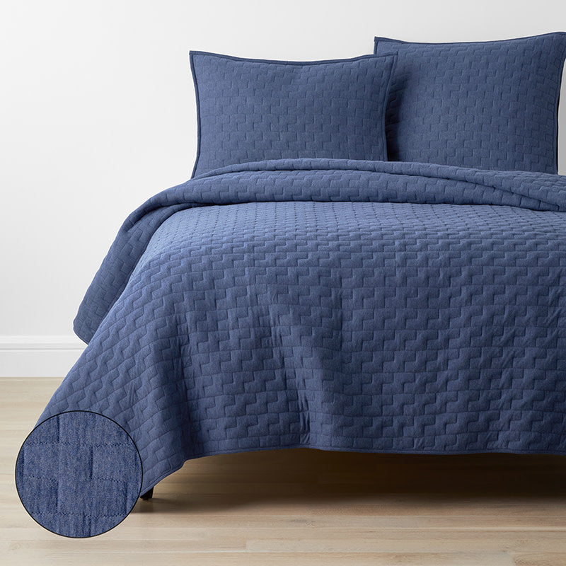 Air Layer Quilt - Blue, Twin/Twin XL