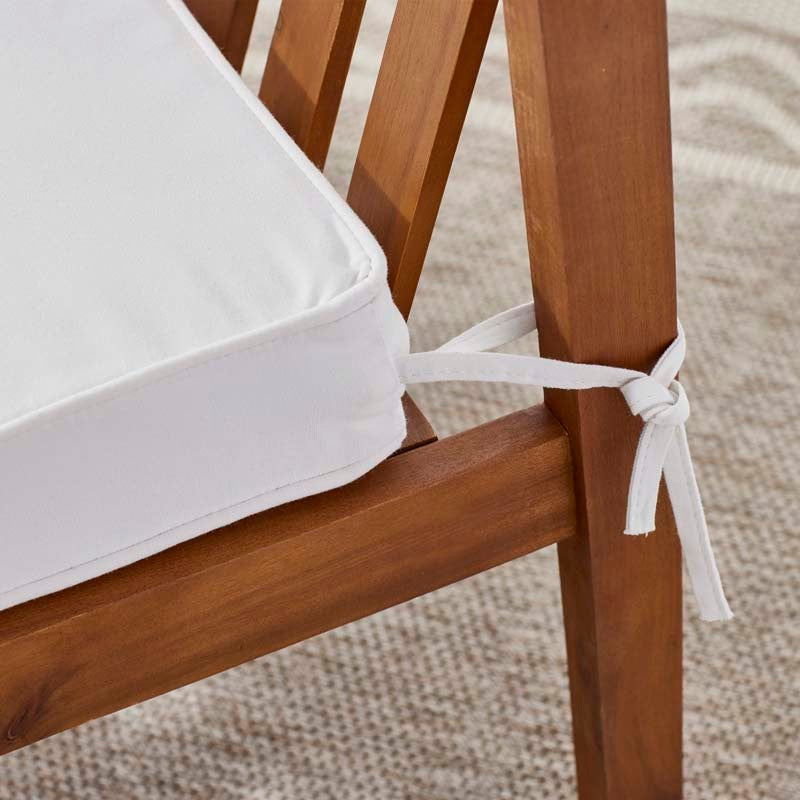 Replacement Boxed Edge Chair Cushion - Antique Beige, 20 in. x 20 in.