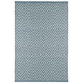 Diamond Handwoven Indoor/Outdoor Rug - Slate Blue, 3' x 5'