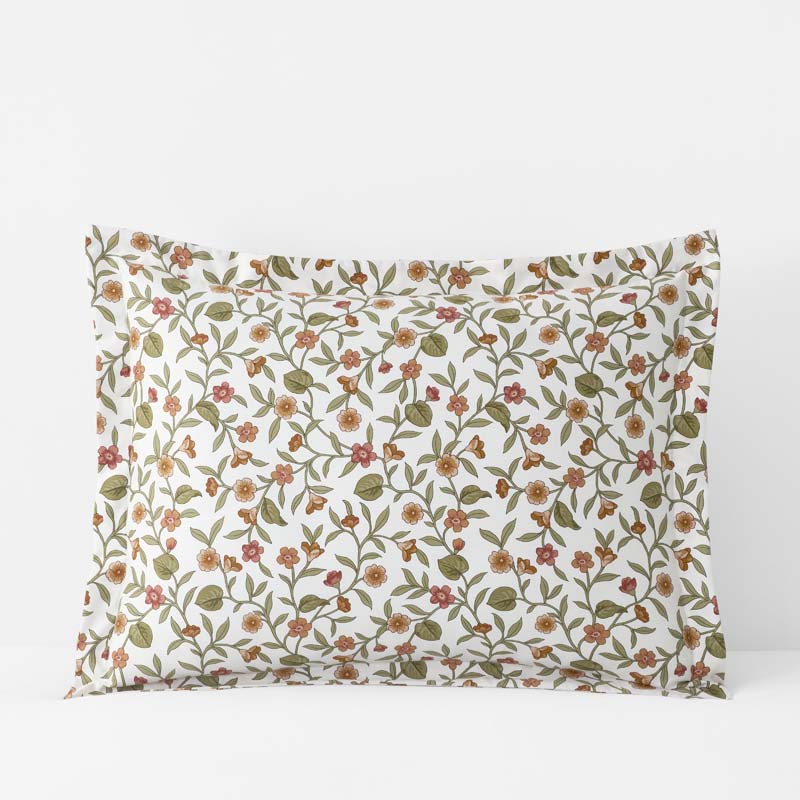 Garden Florals Premium Smooth Wrinkle-Free Sateen Sham - Cream Multi, King