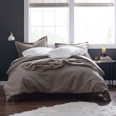 Luxe Ultra-Cozy Cotton Velvet Flannel Sham Dusty Rose, King