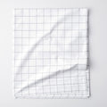 Tailored Stripes and Plaids Classic Cool Cotton Percale Flat Bed Sheet - Block Plaid Light Graphite, Queen