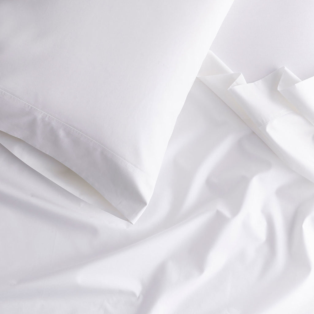 Premium Cool Supima® Cotton Percale Pillowcase Set - Navy, King