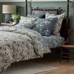 Strawberry Fields Classic Cool Cotton Percale Duvet Cover - Beige, Full/Queen