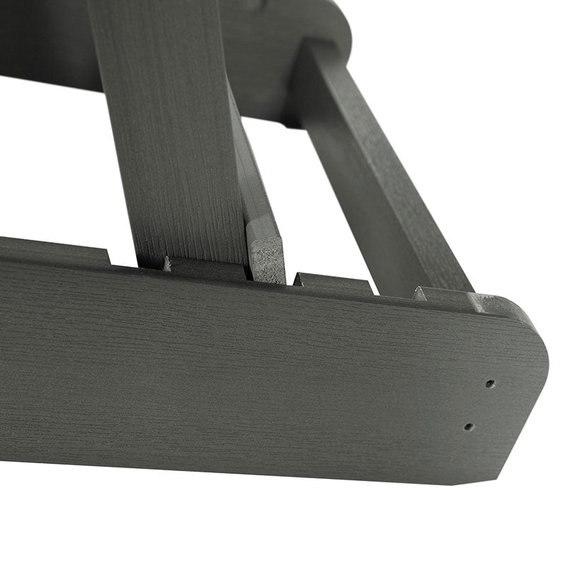 Folding and Reclining Adirondack Chair - Gray