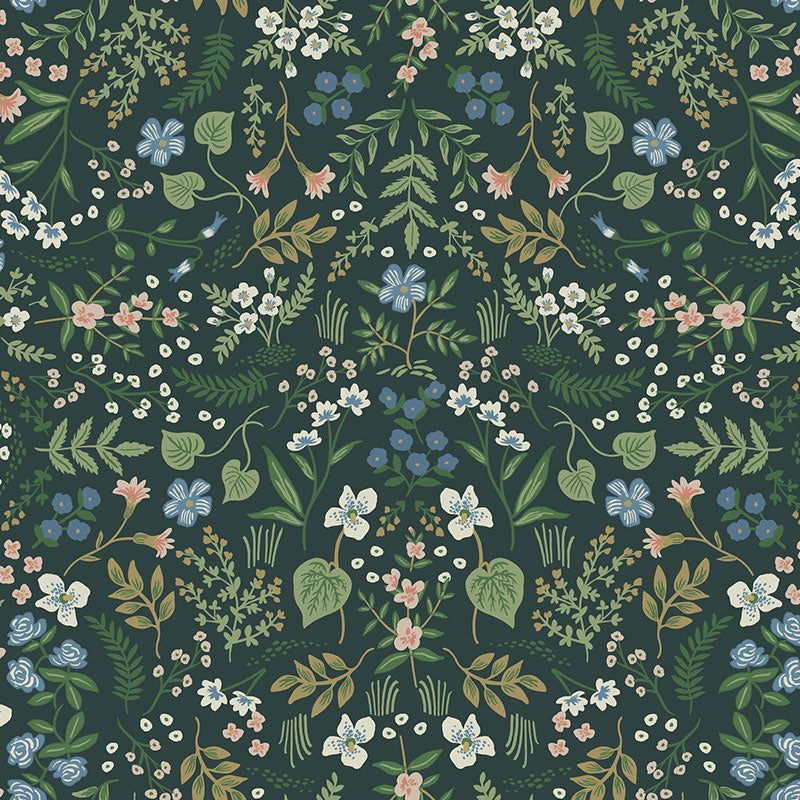 Wildwood Traditional Wallpaper - Hunter, Roll