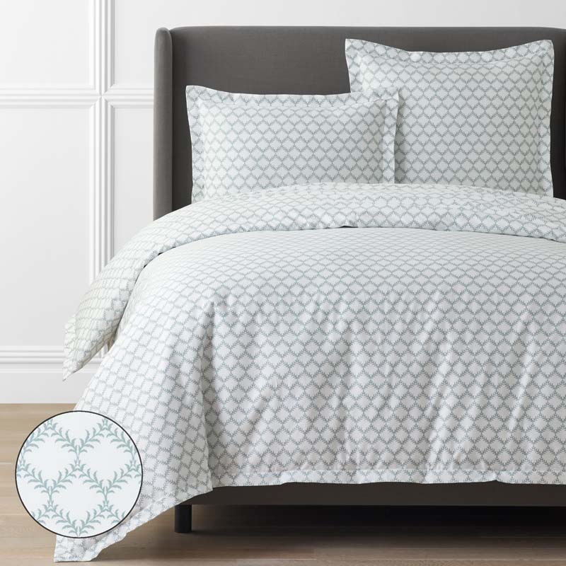 Willowridge Premium Smooth Sateen Duvet Cover - Green, Twin/Twin XL