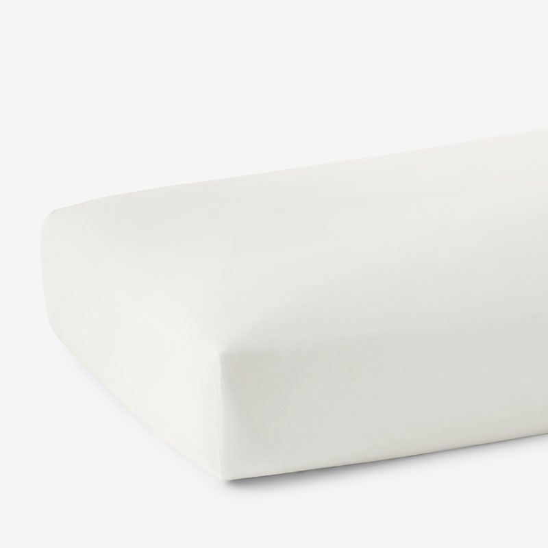 Premium Cool Supima® Cotton Percale Deep Pocket Fitted Bed Sheet - Cream, King