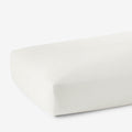 Premium Cool Supima® Cotton Percale Deep Pocket Fitted Bed Sheet - Cream, Queen