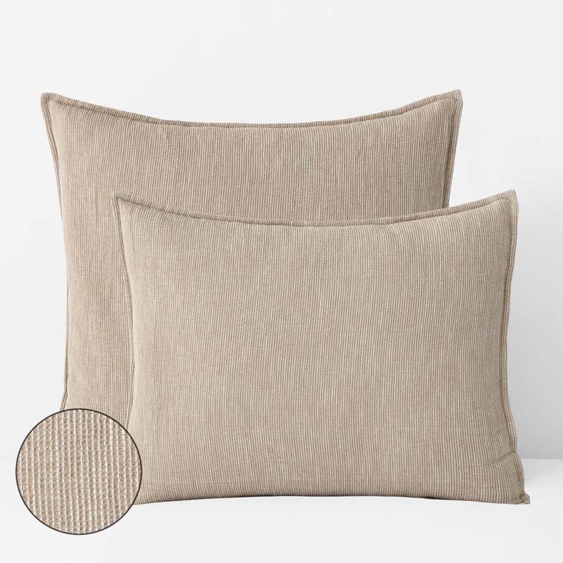 Mini Waffle Sham - Wheat, Euro