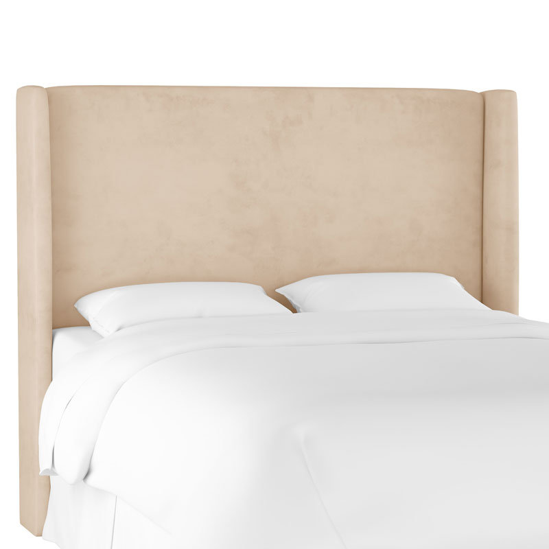 Gramercy Velvet Headboard - Pearl