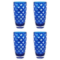 Palazzioi Tumblers, Set of 4 -  Blue, Large
