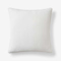 Velvet Decorative Square Pillow Cover - Cream, 20 in. x 20 in.