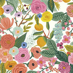 Garden Party Traditional Wallpaper - Rose Multi, Roll